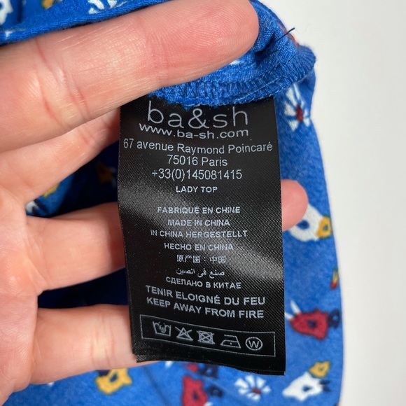 ba&sh | Lali Top in Sky Blue 0/XS/US4 - Picture 4 of 7